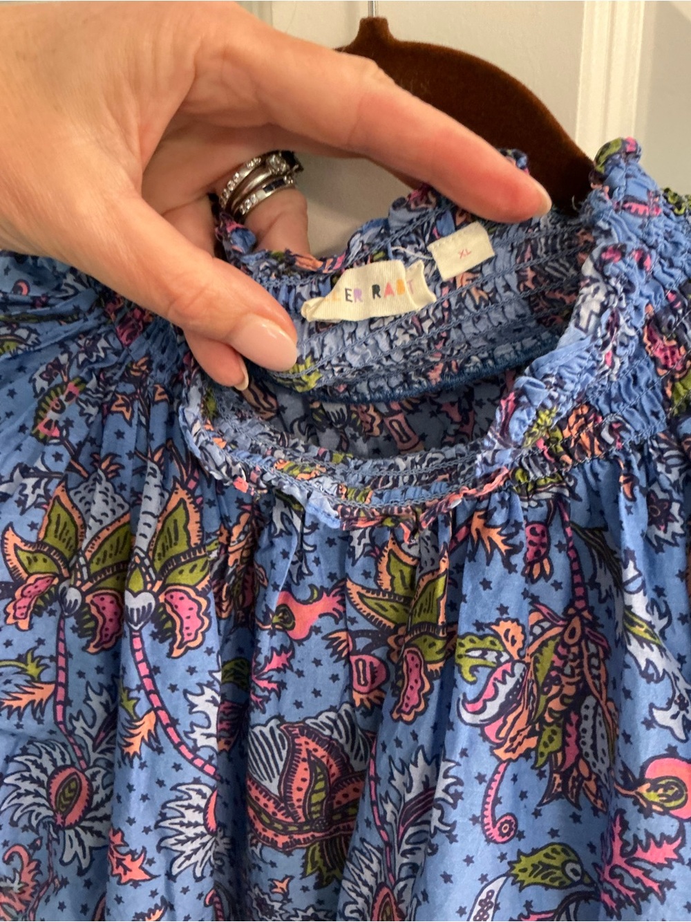 Roller Rabbit Amanda Star Ansley Top from Tuckernuck sz XL - Picture 3 of 6